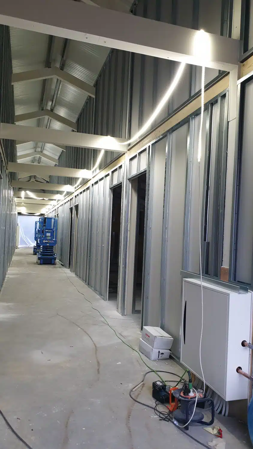 Brandwerende bekleding staalconstructie Genson — projectarchief